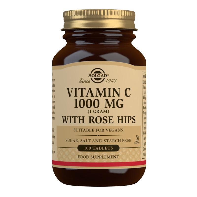 Vitamin C 1000 mg with Rose Hips Tablets (4743843086395)