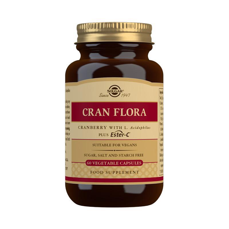 Cran Flora Cranberry Vegetable Capsules - Pack of 60 (4743845085243)