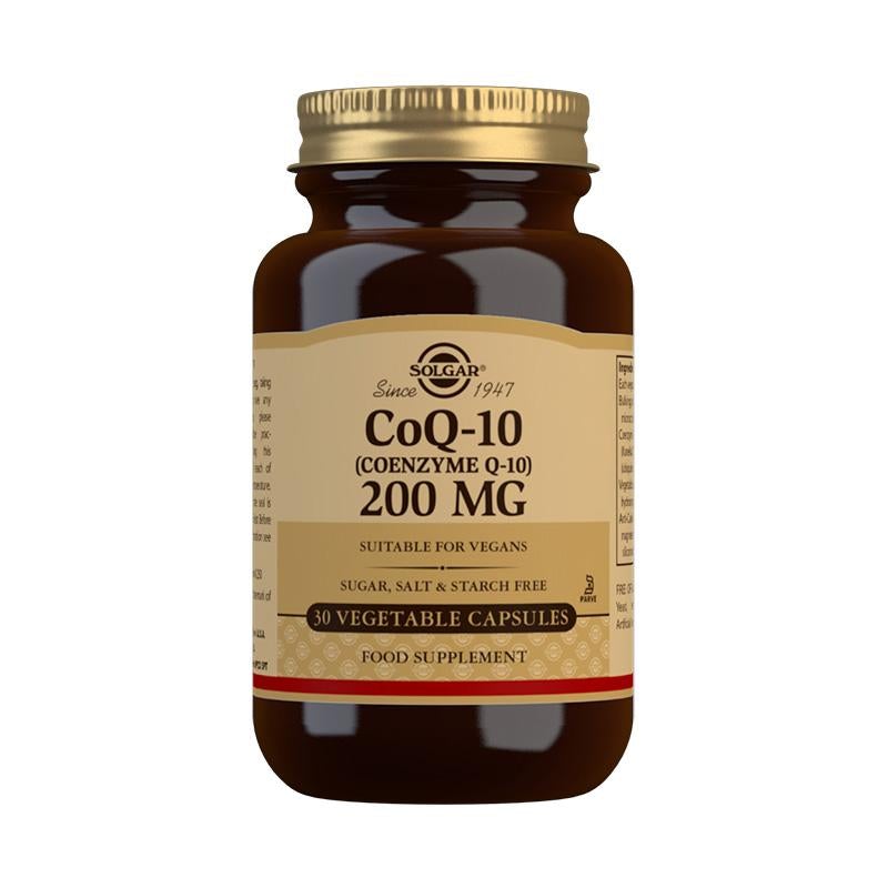 CoQ-10 200 mg Vegetable Capsules - Pack of 30 (4743853735995)