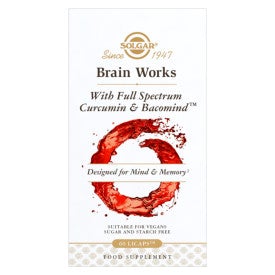 Brain Works with Full Spectrum Curcumin & BacoMind LiCapsules