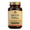 Biotin 5000 mcg Vegetable Capsules-Vitamins-Solgar